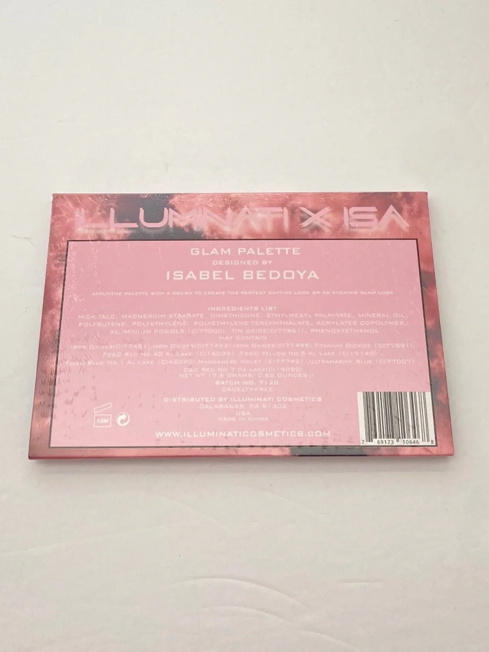 New ILLUMINATI X ISA GLAM PALETTE